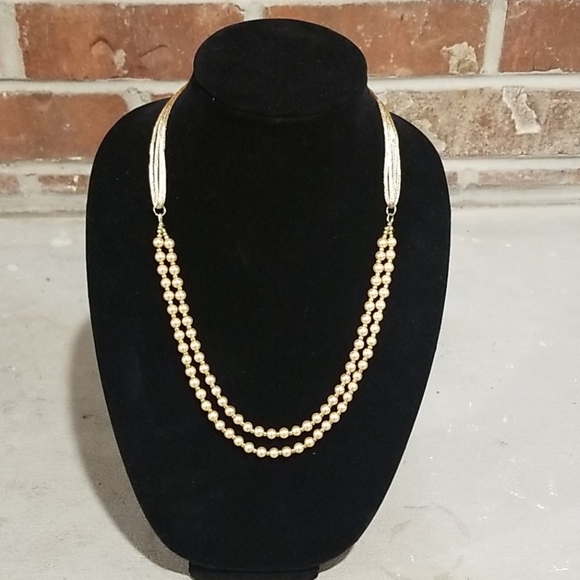 Chami Jewelry Jewelry - Champagne Pearl Inspired Necklace